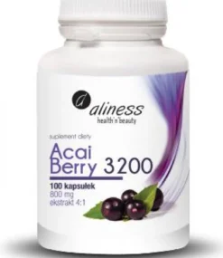 Acai Berry 3200,800mg 100 kaps Aliness