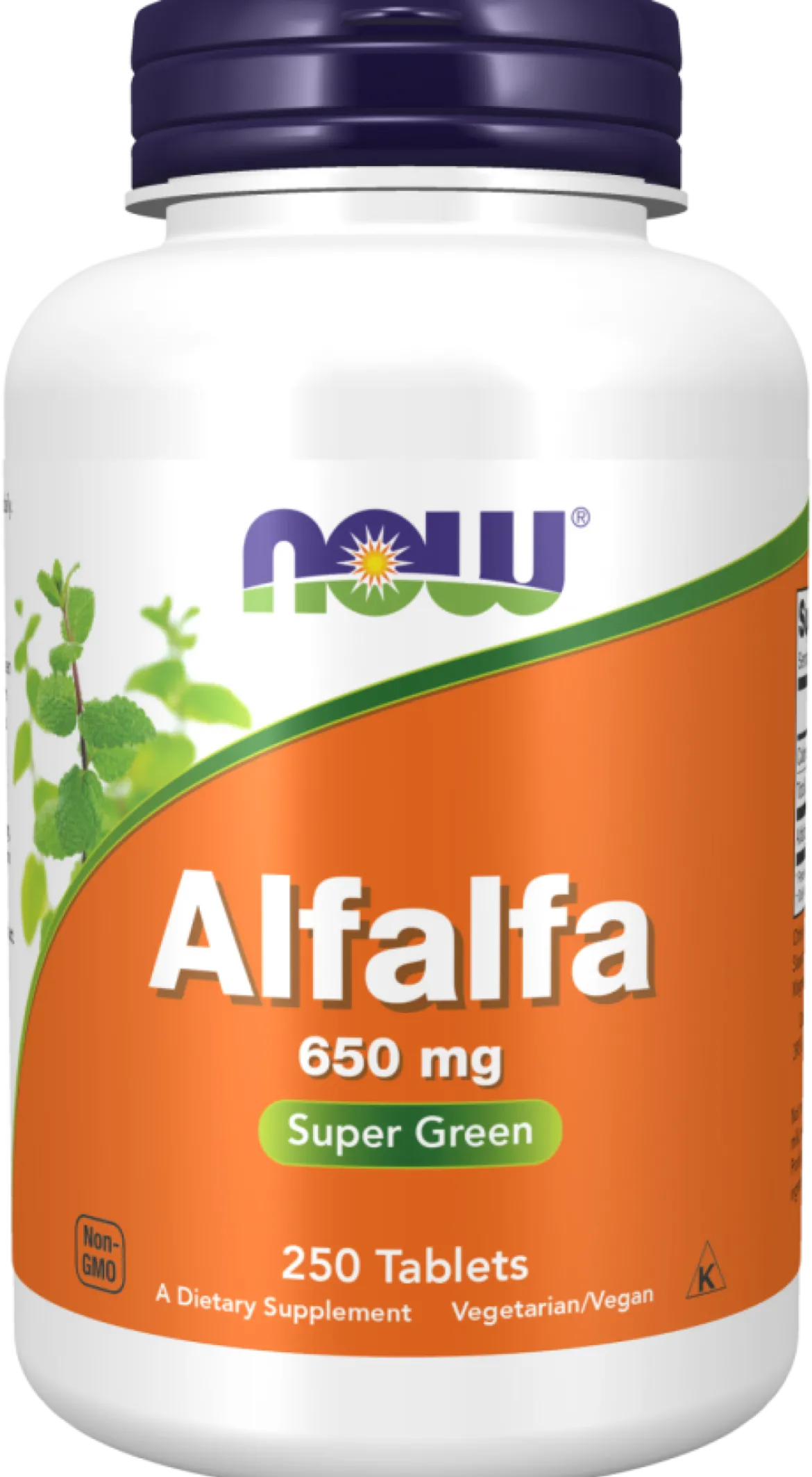Alfalfa Lucerna Siewna 650mg 250 tabletek Now Foods