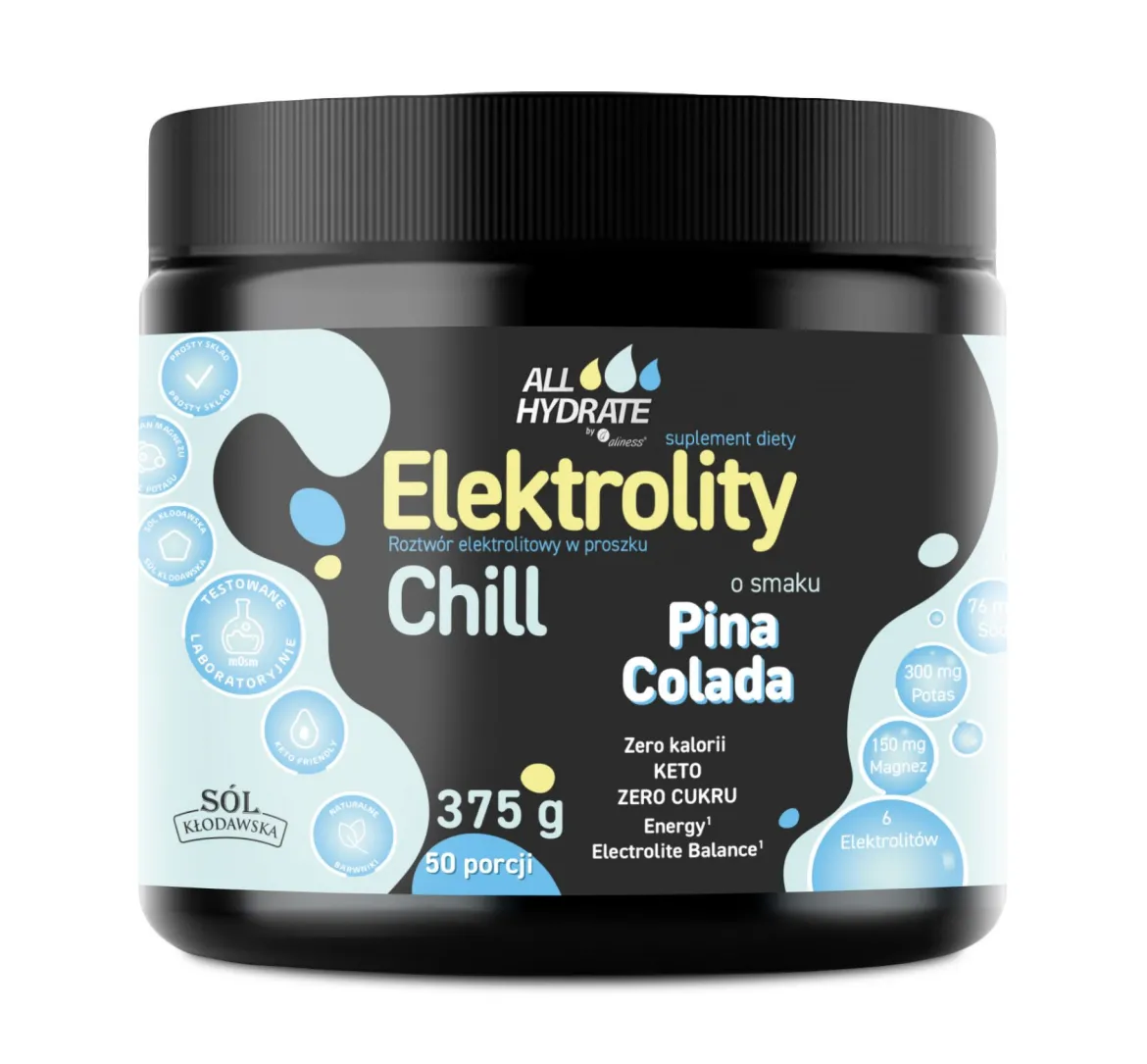 ALLHydrate Chill w proszku o smaku Pina Colada 375g Aliness