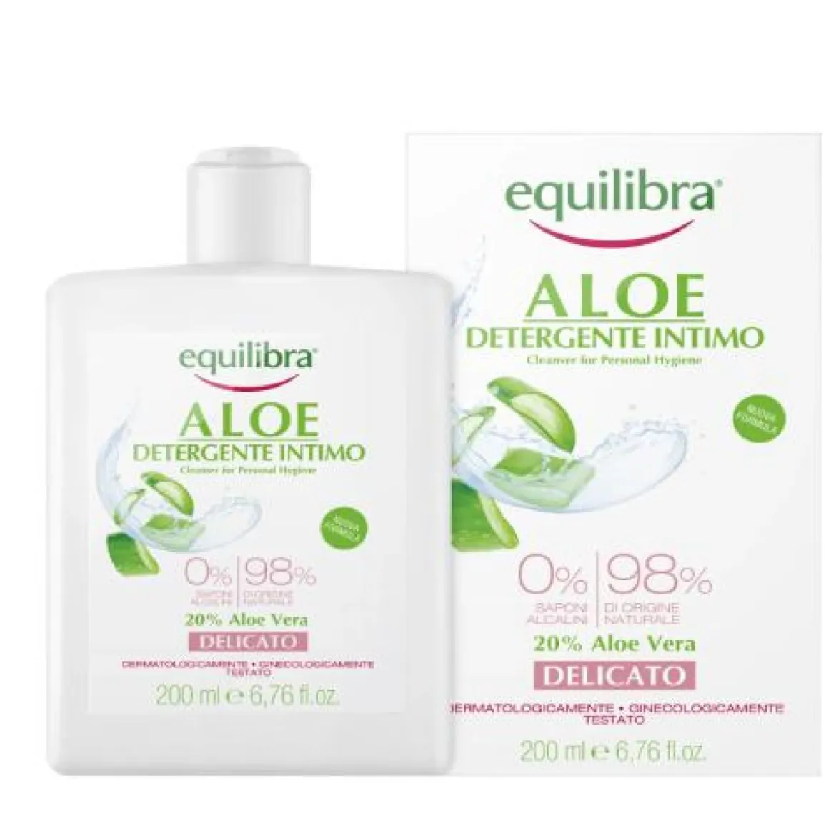 Aloe Delikatny żel do higieny intymnej 200ml Equilibra