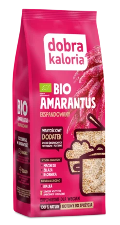 Amarantus ekspandowany BIO 120g Dobra Kaloria