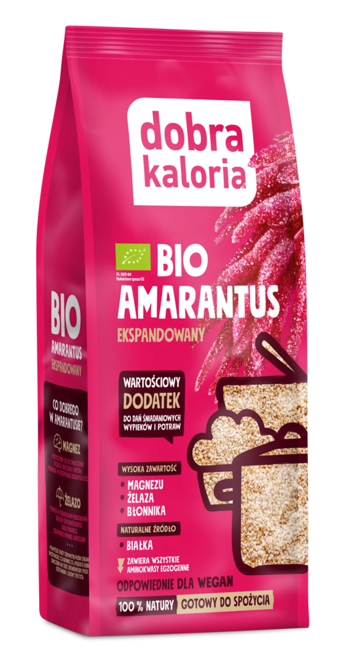 Amarantus ekspandowany BIO 120g Dobra Kaloria