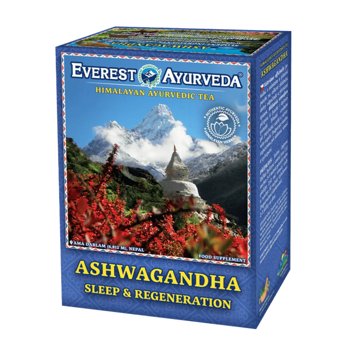 Ashwagandha Herbatka na Uspokojenie i sen 100g Everest Ayurveda