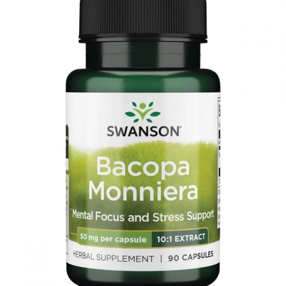 Bacopa Monniera 10:1 Extract 50mg 90kaps Swanson
