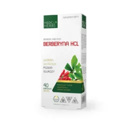 Berberyna HCl 40 kaps. Medica Herbs