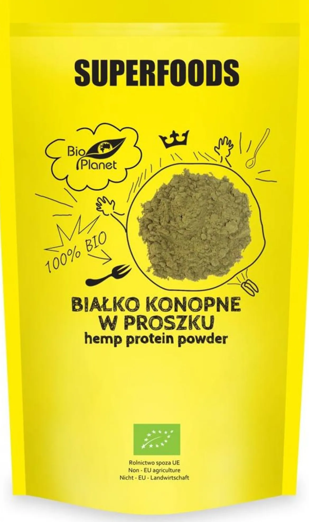 Białko konopne w proszku BIO 150g Bio Planet