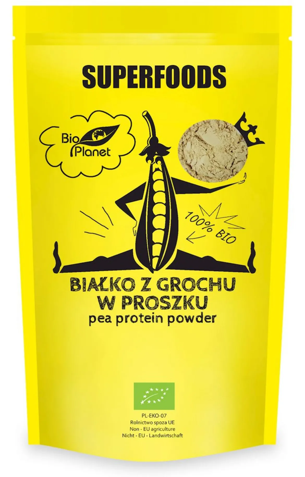 Białko z Grochu w Proszku BIO 150g Bio Planet