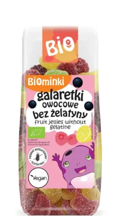 Biominki Galaretki bez żelatyny BIO 100g Bio Planet