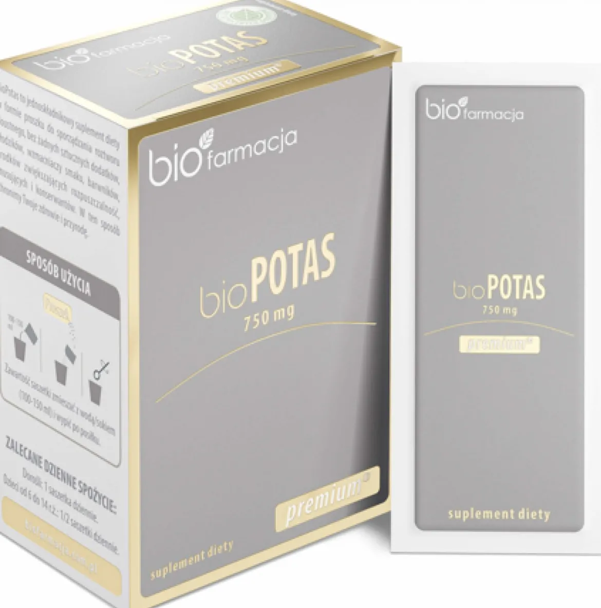 Bio Potas Premium 750mg 30 saszetek Biofarmacja
