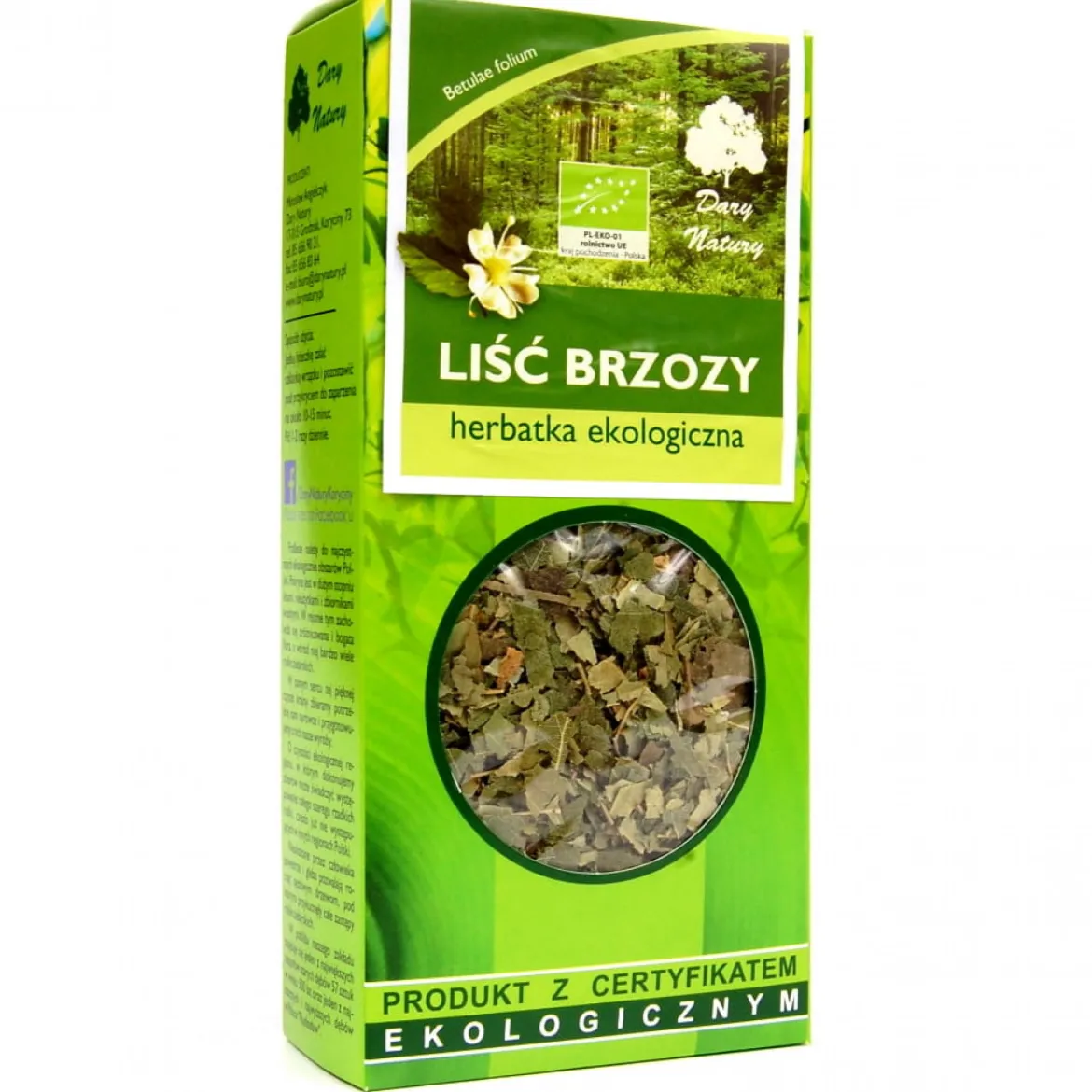 Brzoza liść EKO 50g Dary Natury