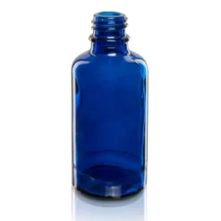 Butelka szklana niebieska 50ml
