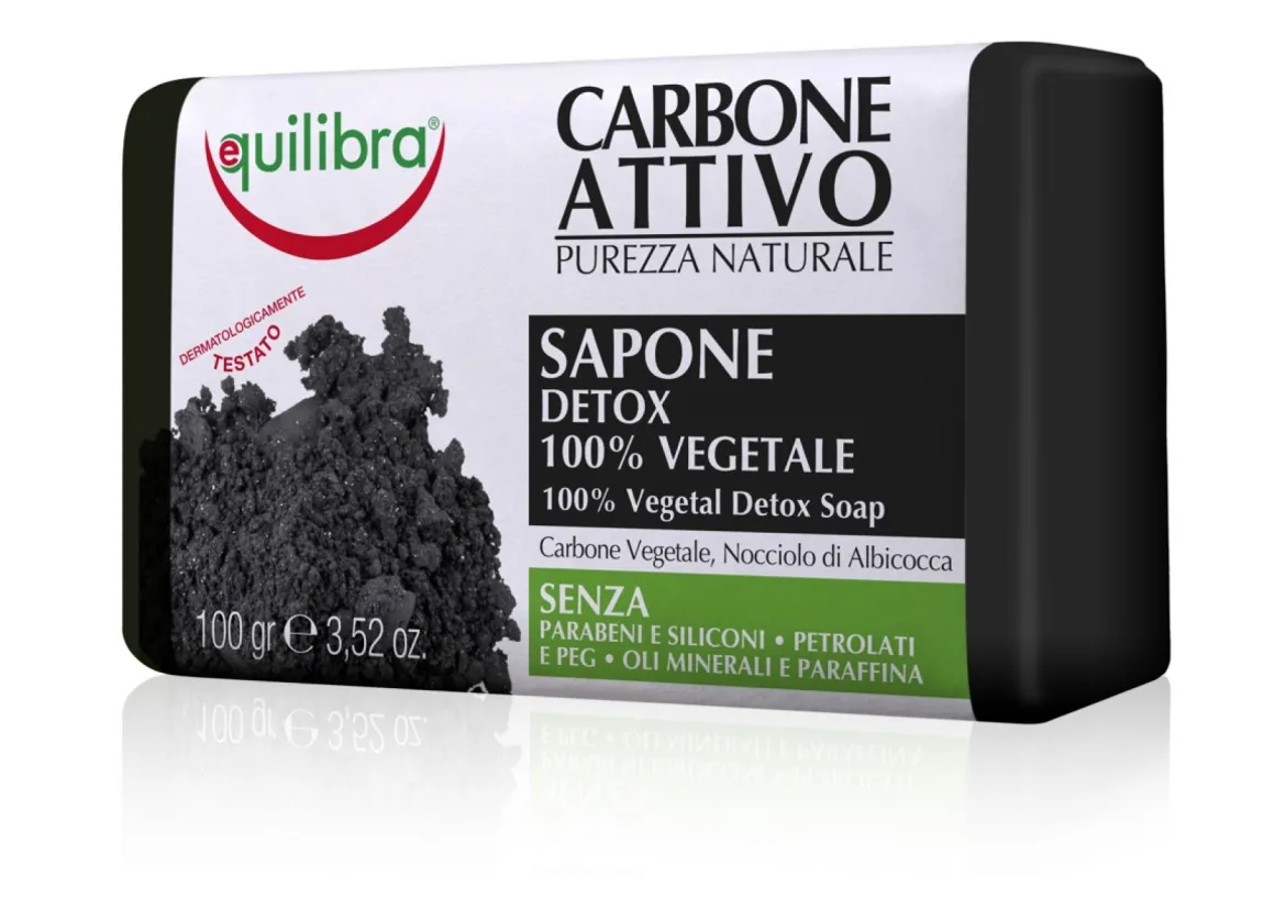 Carbone Mydło oczyszczające z węglem 100g Equilibra