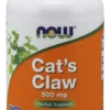 Cat's Claw 500mg 100 kapsułek Now Foods