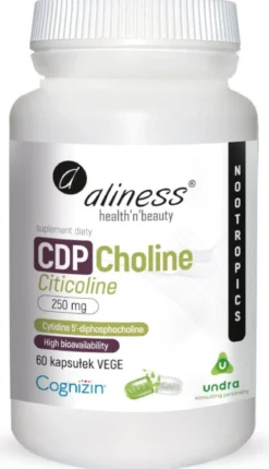 CDP Choline 250mg 60 kapsułek Aliness