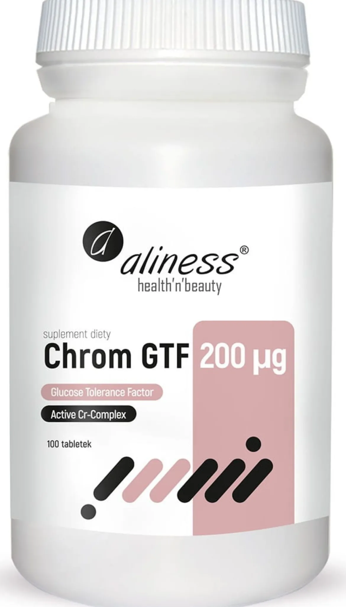 Chrom GTF Active Cr-Complex 200µg x 100tabletek vege Aliness