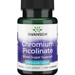 Chromium Picolinate 200mcg 100kaps Swanson