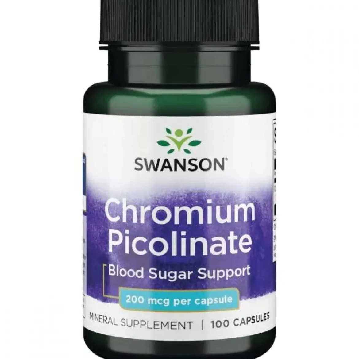 Chromium Picolinate 200mcg 100kaps Swanson