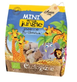 Ciasteczka Pszenne Mini Jungle BIO 100g Bio Ania