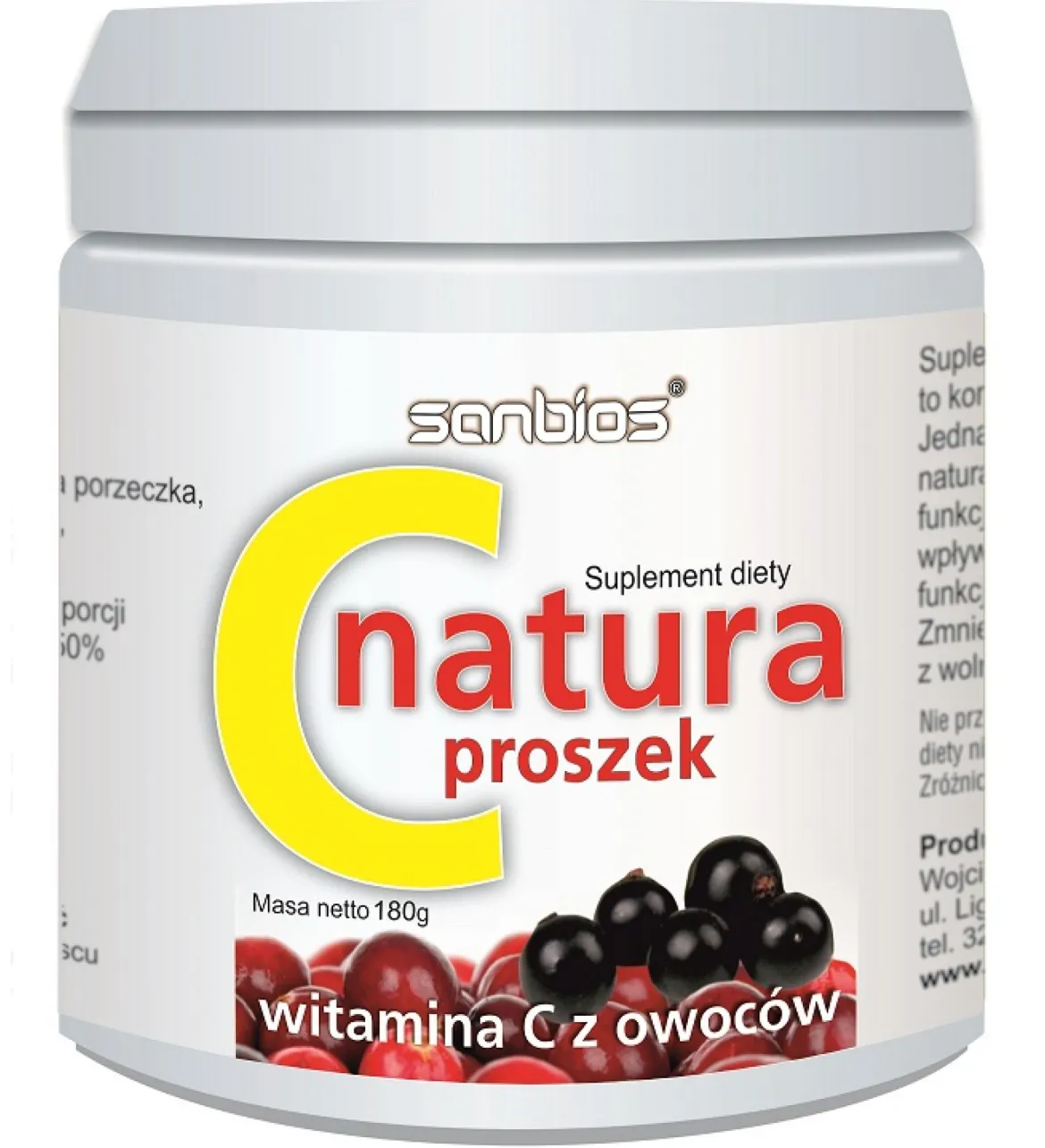 C Natura proszek 180g Sanbios