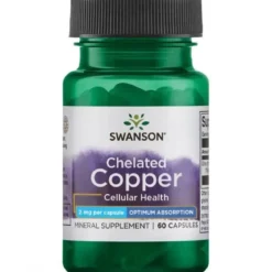 Coper (Chelat Miedzi) 2mg 60kaps Swanson