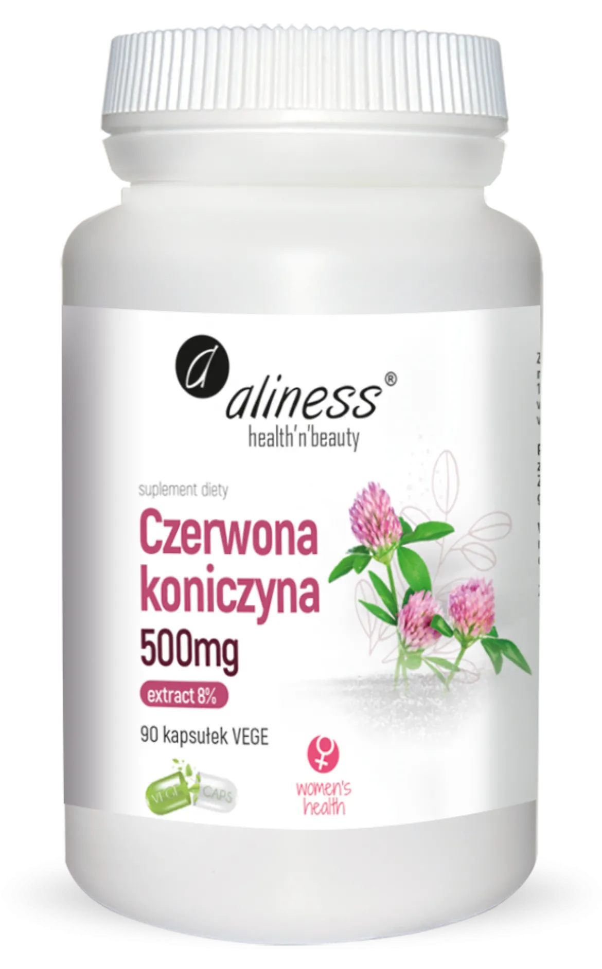 Czerwona koniczyna extract 8% 500mg Aliness
