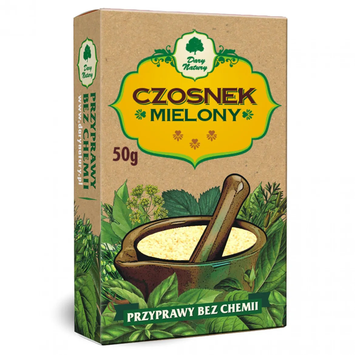 Czosnek mielony 50g Dary Natury