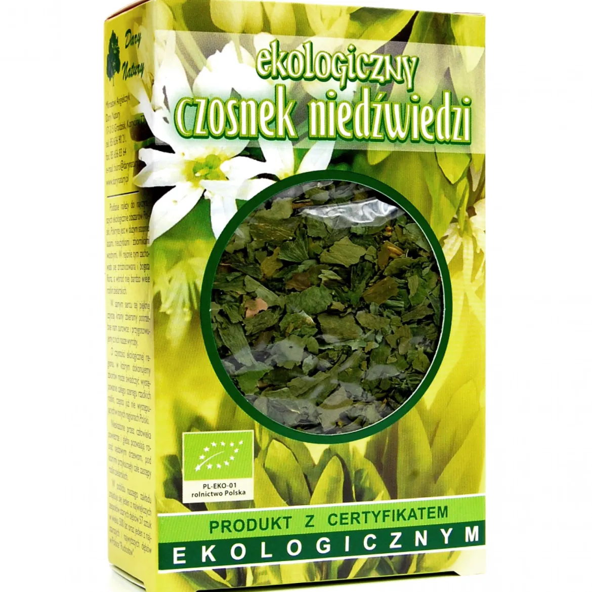 Czosnek niedźwiedzi EKO 25g Dary Natury