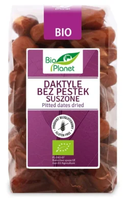 Daktyle Bez Pestek Suszone Bezglutenowe BIO 400g Bio Planet