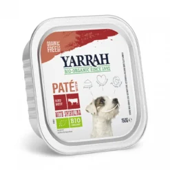 Dla Psa Pasztet z Wołowiną i Spiruliną bez Zbóż BIO 150g Yarrah