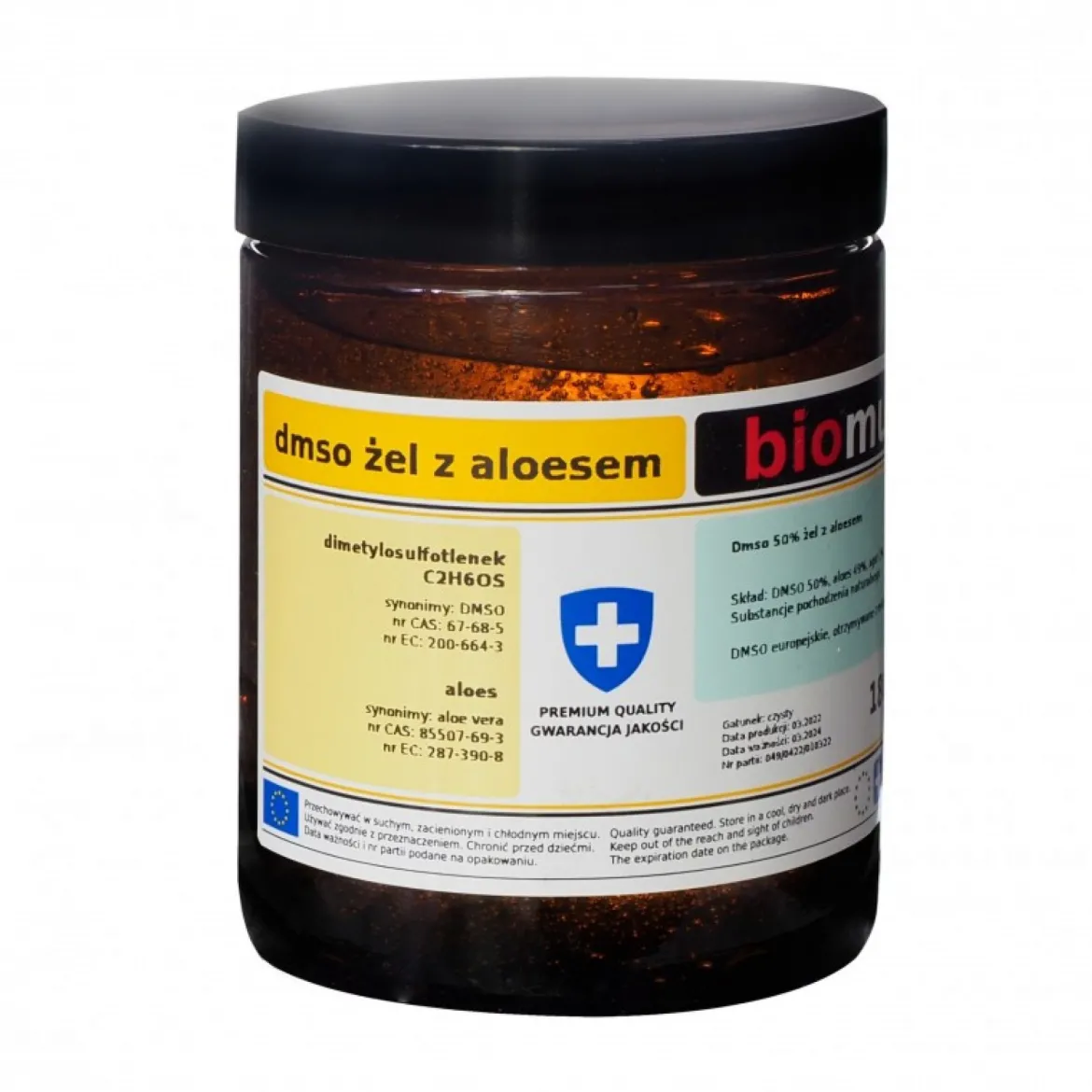 DMSO żel z aloesem 180ml Biomus