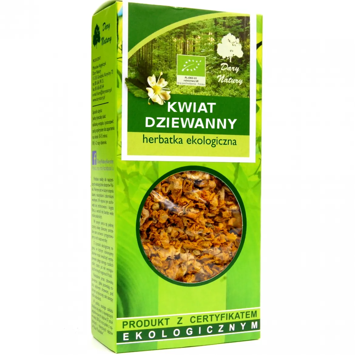 Dziewanna kwiat EKO 25g Dary Natury