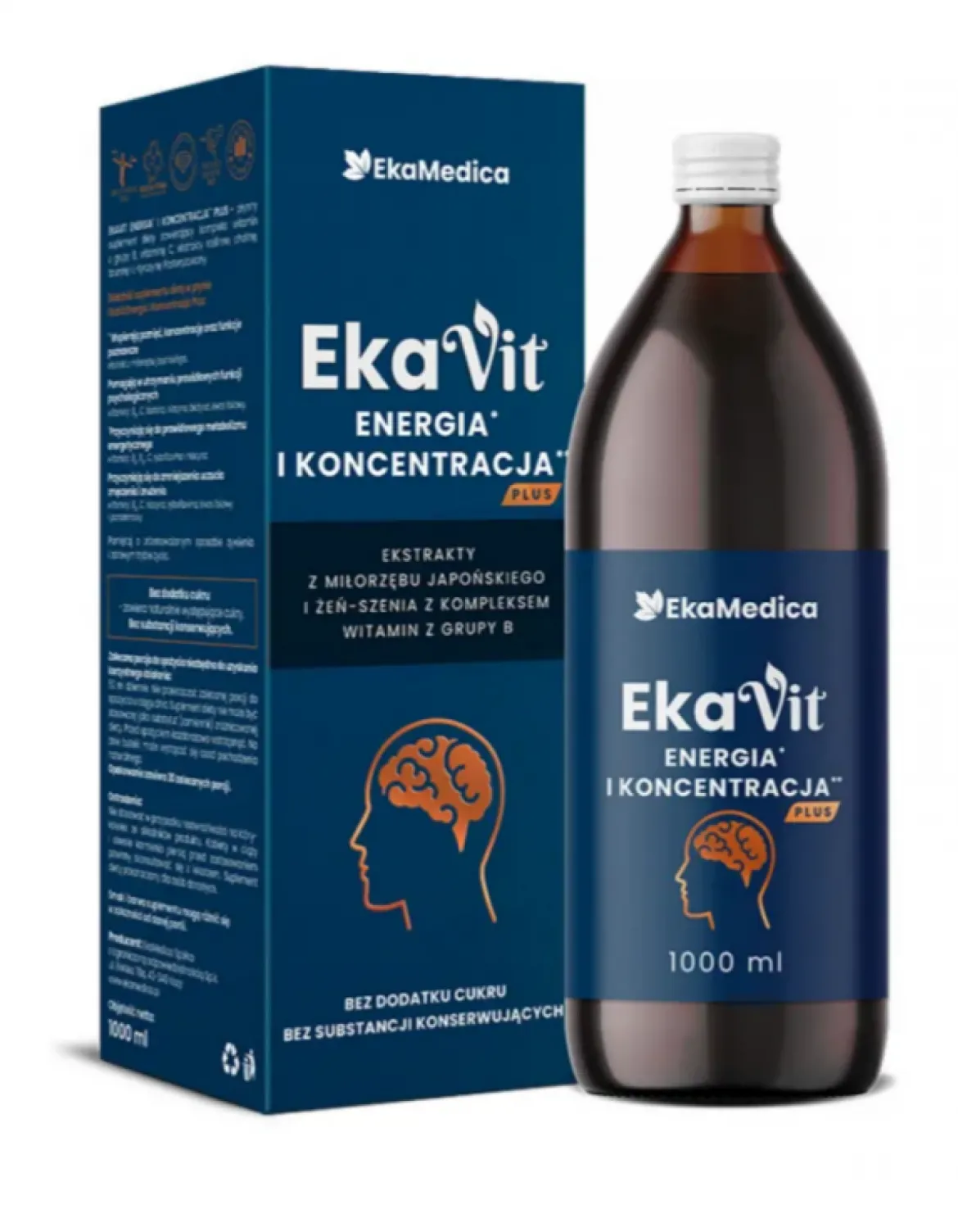 EkaVit Energia i Koncentracja Plus 1L EkaMedica