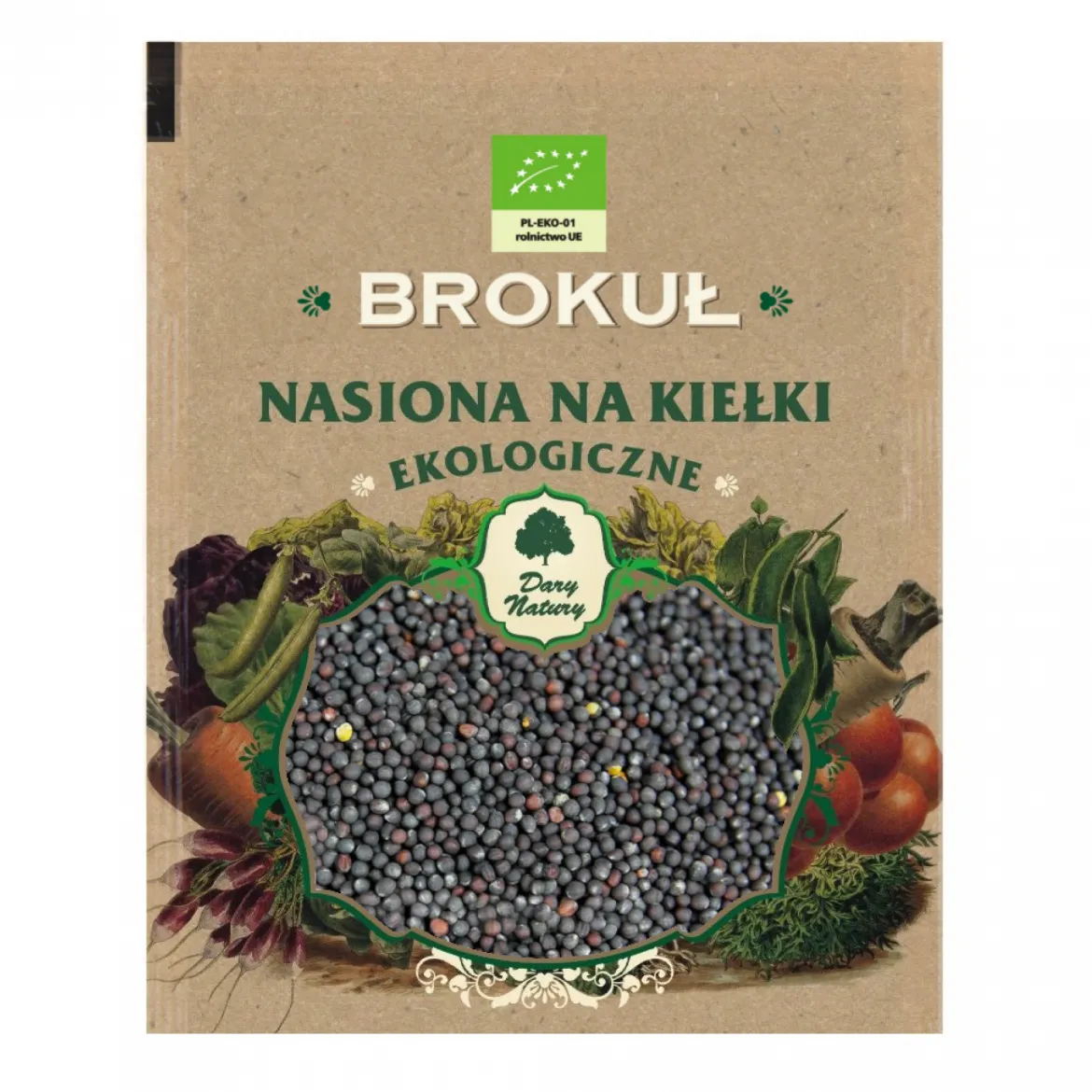 EKO nasiona na kiełki Brokuł 30g Dary Natury