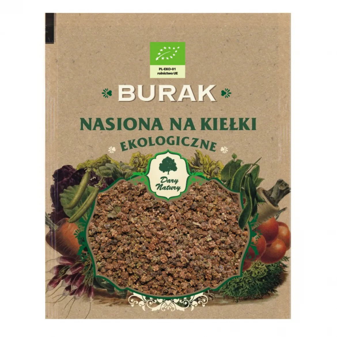 EKO nasiona na kiełki Burak 30g Dary Natury