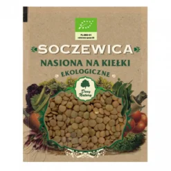 EKO nasiona na kiełki soczewica 50g Dary Natury