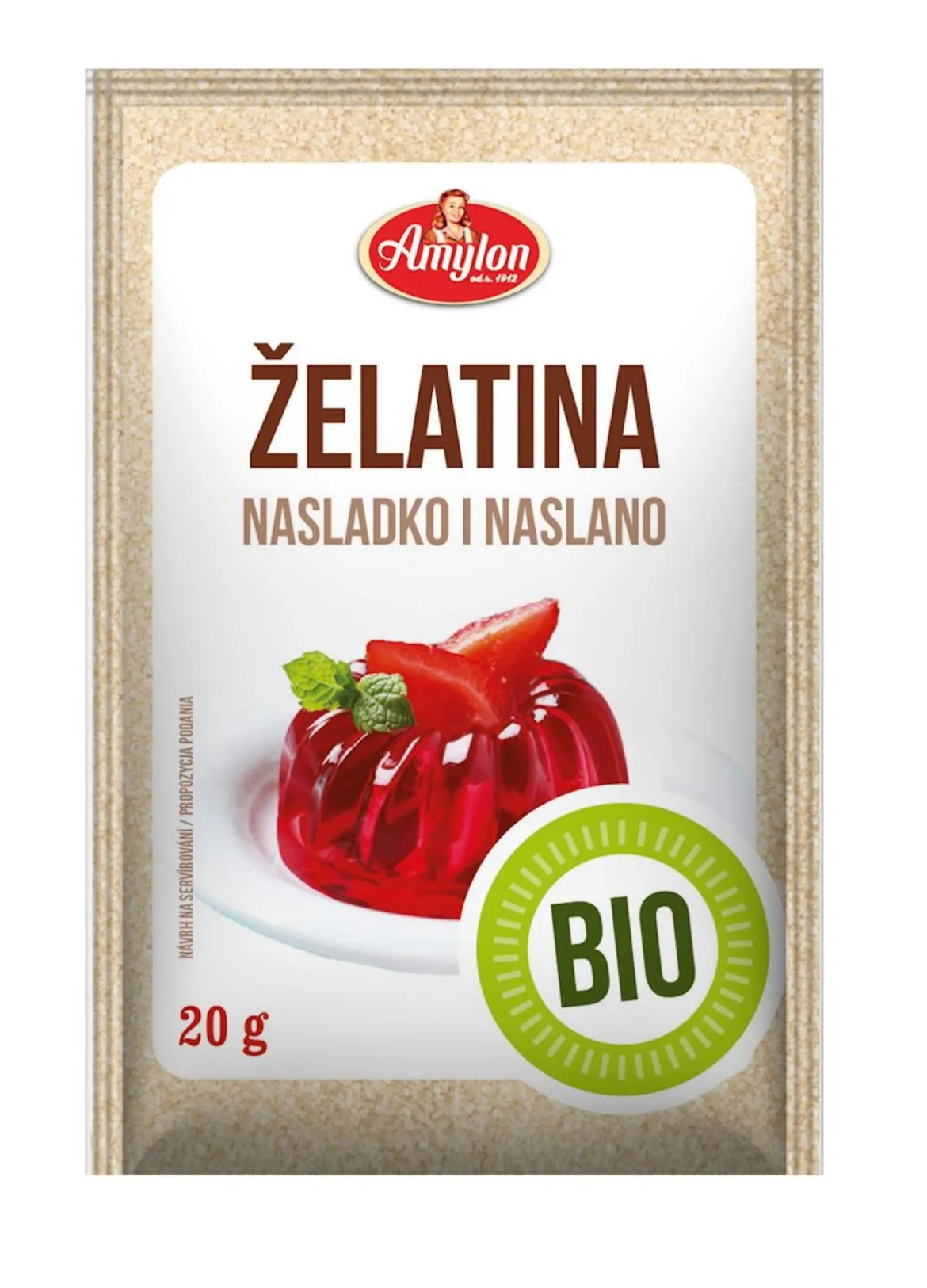 Żelatyna w Proszku BIO 20g Amylon