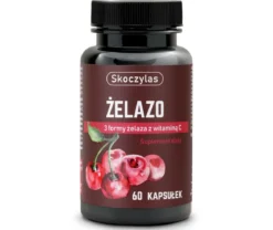 Żelazo 3 Formy z witaminą C 60 kapsułek Skoczylas