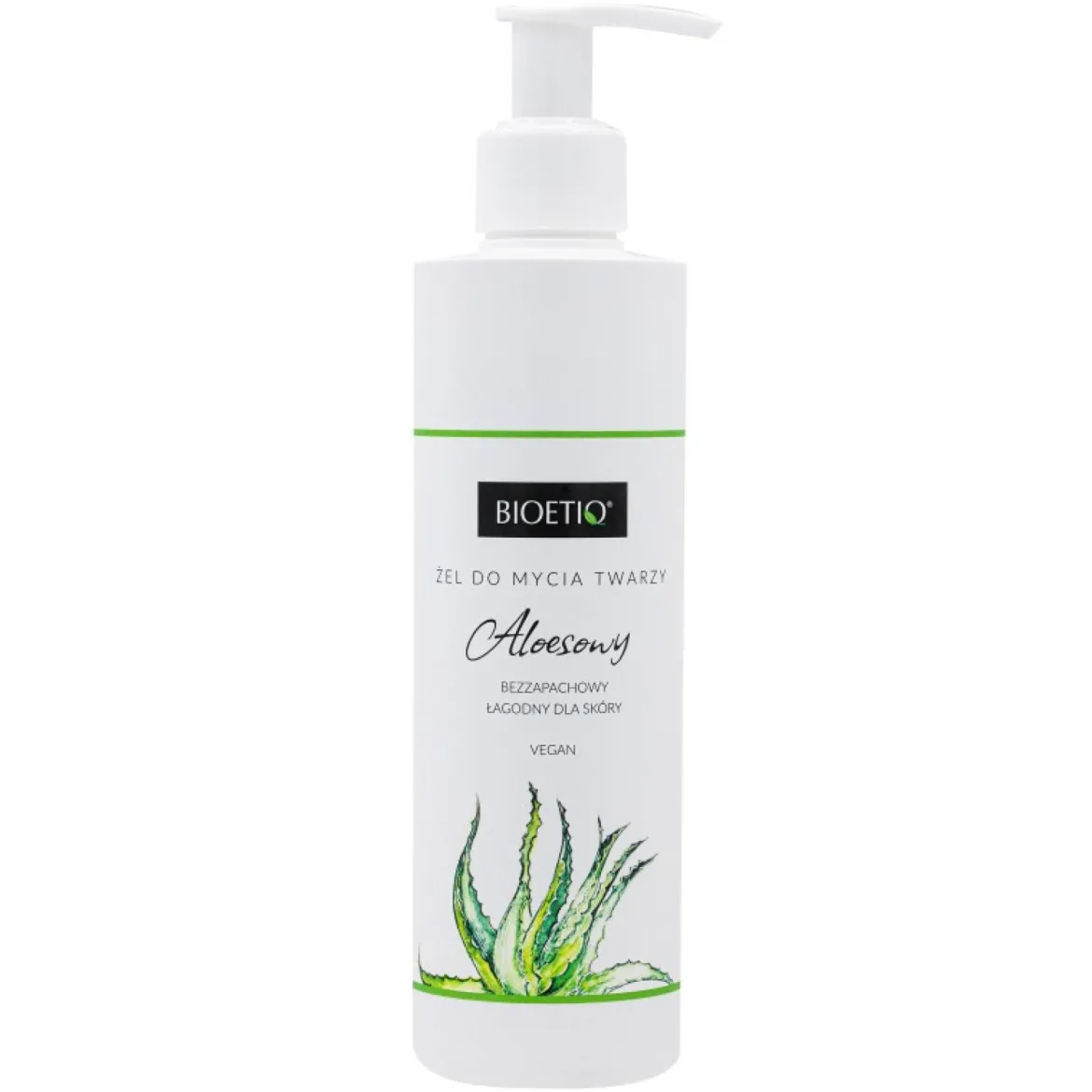 Żel do mycia twarzy z aloesem 200ml Bioetiq