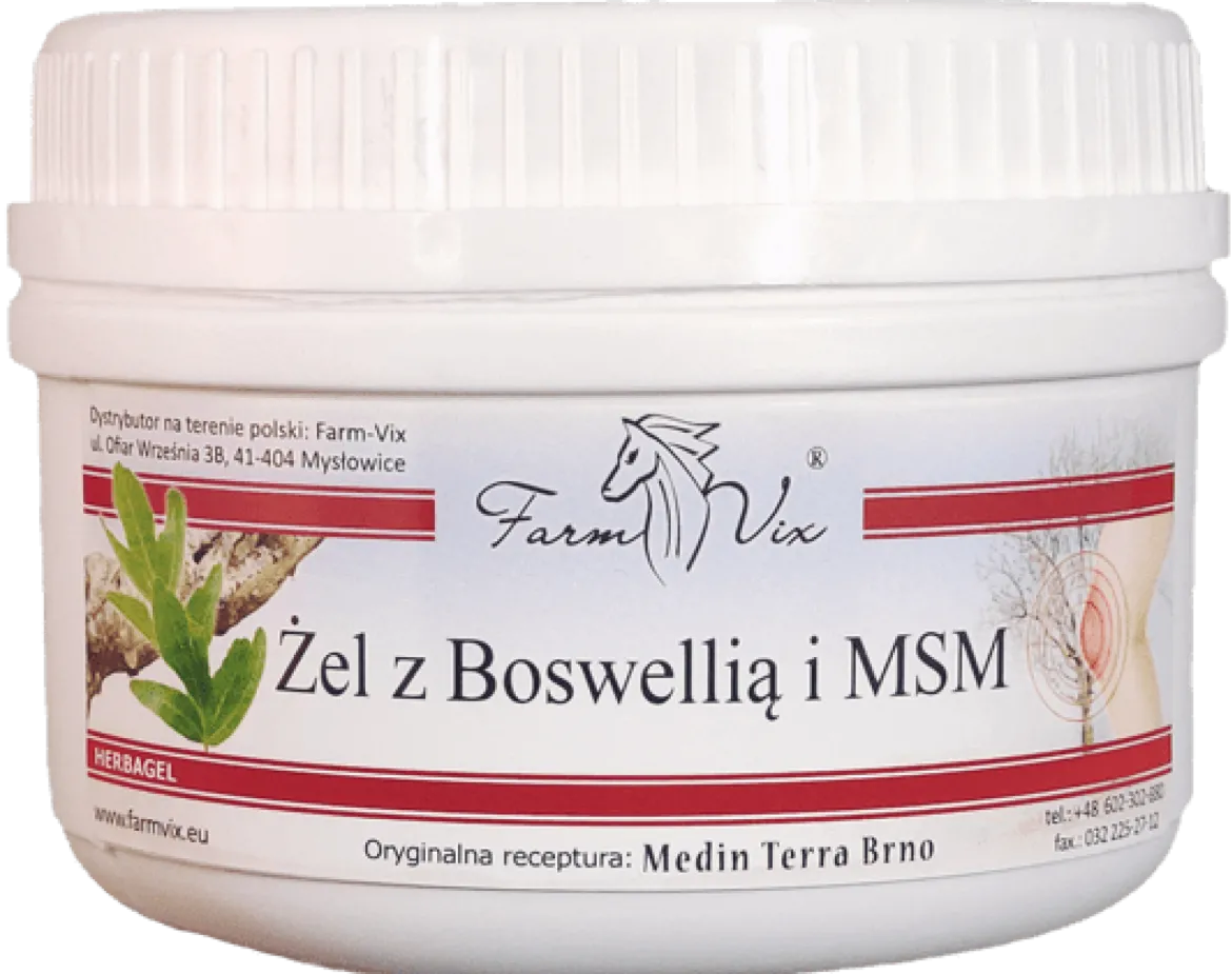 Żel z Boswellią i MSM 350g Farm-Vix