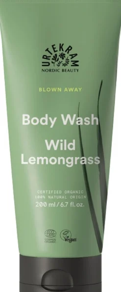 Energetyzujący żel pod prysznic z trawą cytrynową BIO 200 ml Urtekram