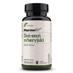 Żeń-szeń syberyjski 20:1 200mg 90 kaps. Pharmovit