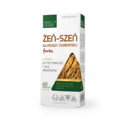 Żeń-Szeń właściwy (Koreański) 400mg 60kaps Medica Herbs