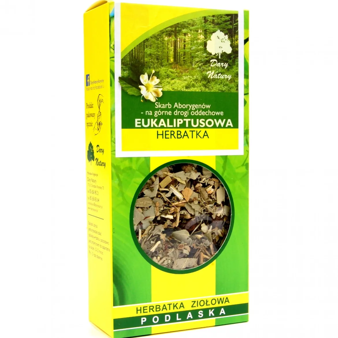Eukaliptusowa Herbatka 50g Dary Natury