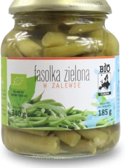 Fasolka Zielona w Zalewie BIO 340g (185g) (Słoik) Bio Planet