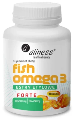 Fish Omega 3 FORTE Estry 500/250mg 90 kaps. Aliness