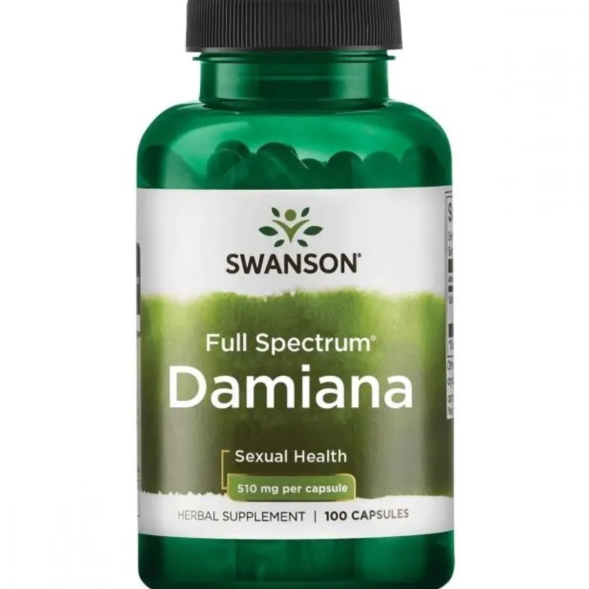 Full Spectrum Damiana 510mg 100kaps Swanson