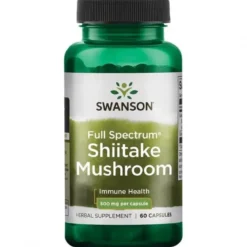 Full Spectrum Shiitake Grzybek 500mg 60kaps Swanson