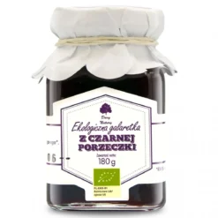 Galaretka z czarnej porzeczki EKO 180g Dary Natury