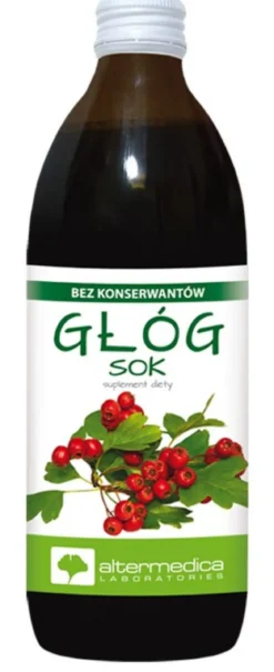 Głóg sok 500ml Alter Medica