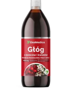 Głóg sok 100% 1000ml EkaMedica